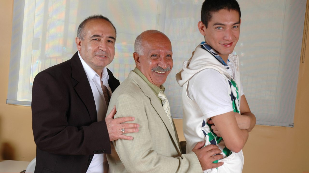 Photo of Alain enjoys two daddies